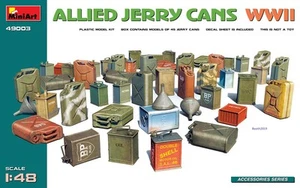 MINIART 49003 MAQUETTE DIORAMA MILITAIRE JERRYCANS ALLIÉS WW2 1/48 - Photo 1/1