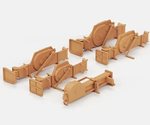 3D Printing 1/72 German WWII Hydraulic Jack Set Model Unpainted/5pc - Picture 1 of 5