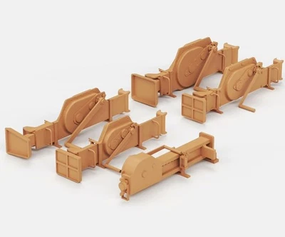 3D Printing 1/72 German WWII Hydraulic Jack Set Model Unpainted/5pc - Изображение 1 из 4