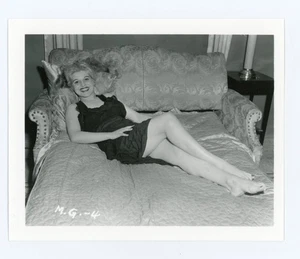 Vintage Risque Pinup Photo M.G. 4 Irving Klaw 4X5 - Picture 1 of 1