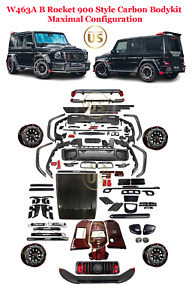 W463A B Style Rocket 900 Carbon Body Kit Maximal Configuration Mercedes G-Class