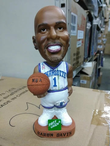 Baron Davis Charlotte Hornets  Bobblehead NBA Cover