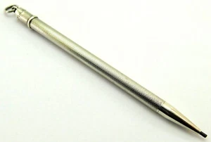 Vintage Solid Silver Diary Pencil. - Picture 1 of 4