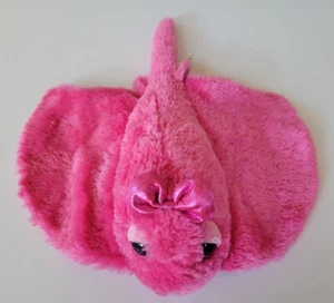 Peluche Aurora Girlz Rosa Caliente Metálico Raya Raya Suave Peluche 17" - Imagen 1 de 4