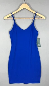 Vestido para mujer Wild Fable pequeño azul pulóver ceñido al cuerpo sin mangas elástico nuevo con etiquetas - Imagen 1 de 9