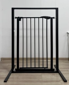 Extra Tall Baby Safety Gate Pet Dog Barrier Stair Door 75-85 Wide 100cm High - Picture 1 of 8