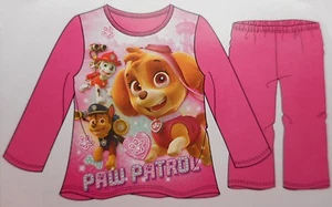 Juego de pijamas de franela Nickelodeon Paw Patrol para niñas pequeñas varios tamaños nuevo con etiquetas - Imagen 1 de 4