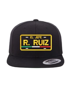 CUSTOM ADD YOUR TEXT Mexico License Plate Hat Embroidered Sinaloa Chapo Puro - Picture 1 of 6