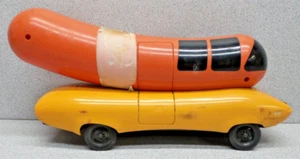 Vintage Oscar Mayer WEINERMOBILE Coin Bank Wiener Mobile Hot Dog - 13 Zoll (beschädigt) - Bild 1 von 17