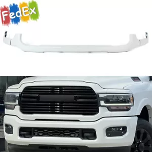 Fits RAM 2500 3500 2019-24 Front Bumper Lower Grille Molding Panel Bright White - Picture 1 of 15