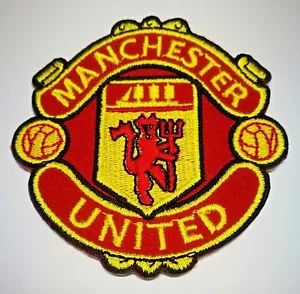 2 pcs. MAN U EMBROIDERED IRON ON PATCH M1 - Picture 1 of 1