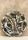 12' plaque céramique décorative turque faite à la main pour mur, plaque suspendue décorative