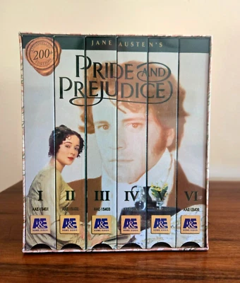 Pride and Prejudice VHS Boxed Set A&E 200th Anniversary Edition Brand NEW Sealed - Image 1 of 2
