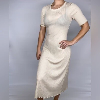 EVERLANE The Open Back Rib Dress - Image 1 of 4