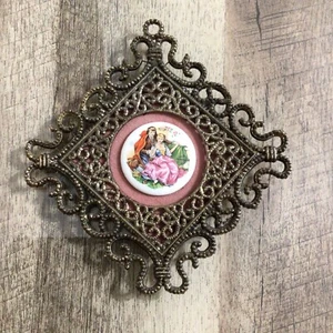 Vintage Ornate Metal Wall Hanging E.A. Riba Co. Inc. Brooklyn NY - Picture 1 of 11