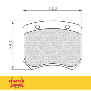 Almohadillas de disco clásicas Mintex MLB20 MLB20C - Imagen 1 de 1