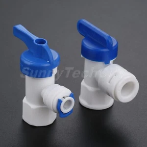 Filtro de agua de manguera de 1/4" 3/8" ósmosis inversa sistema de agua RO accesorio de válvula de bola - Imagen 1 de 14