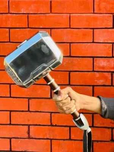 Thor Mjolnir Aluminum Hammer Marvel Super Hero Best Gift For Marvel Lovers - Picture 1 of 6