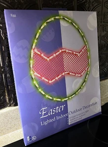 Impact Easter Lighted LED Egg Window Wall Silhouette Indoor/Outdoor NIB - Picture 1 of 6