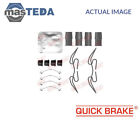 Quick Brake Rear Brake Pads Fitting Kit Shims 109 0134 G For Skoda Octavia Iv