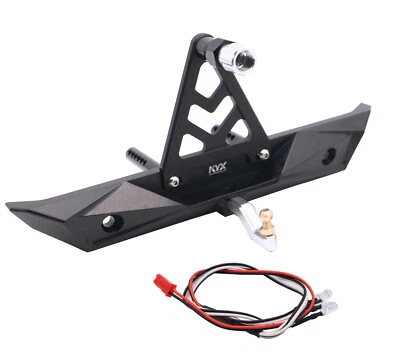 KYX New upgrade Aluminum Rear Bumper w/Spare Tire Rack Hitch Axial SCX10 II - Image 1 of 4