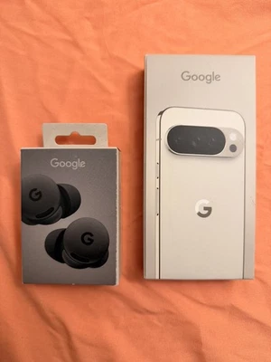  Nuevo Google Pixel 10 Pro 128 GB (T-Mobile bloqueado) - Porcelana con Pixel Bud 2a Foto 1 de 3