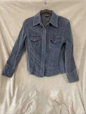 Caslon Women’s Corduroy Medium grey blueish  Jacket Long Sleeves Size S - Image 1 of 4