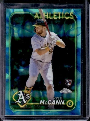 2024 Topps Chrome Update Kyle McCann RC Aqua/Blue Lava Lamp Refractor #136/175 - Image 1 of 2