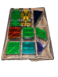 MAGNA Tiles lot of 50+ Magnetic Assorted Building Pieces,, CARS EUC - Picture 1 of 11