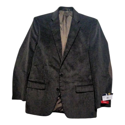 Blazer Abrigo Deportivo Hombre 42L Nuevo con Etiquetas Chaps Parche en el Codo Marrón Pana Foto 1 de 4