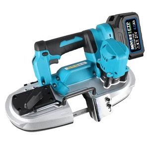 Brushless 21V Handheld Portable Cordless Band Saw for Cutting Metal and Wood - Picture 1 of 16