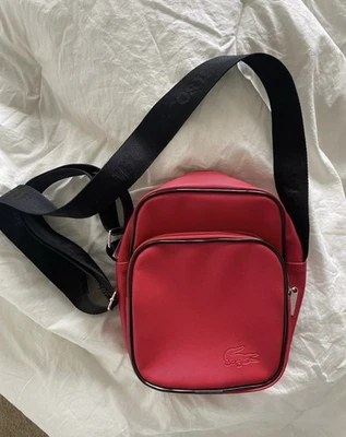Lacoste Red Crossbody Bag - Image 1 of 4
