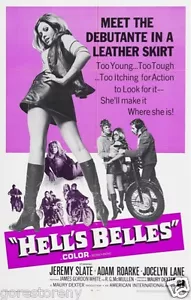 HELLS BELLISSIME locandina film bikers - Foto 1 di 1