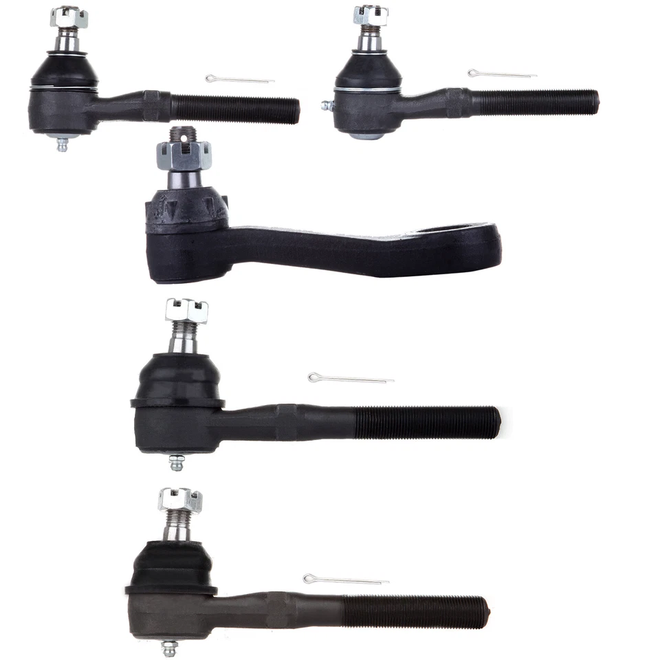 Set Of 5 Fit For 1998-2002 Lincoln Navigator Front Tie Rod Ends Suspension Kit Foto 1 de 1