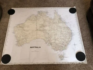 Cartel de mapa de Australia 1996 - 36,5 x 30,5 pulgadas - Imagen 1 de 4