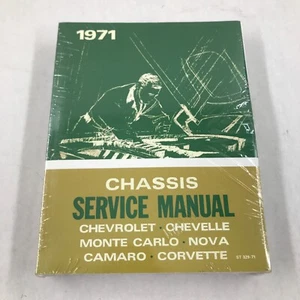 1971 Chevrolet Chassis Service Manual ST 329-71 Corvette Camaro Nova Chevelle - Picture 1 of 10