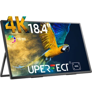 UPERFECT 18.4 Inch 4K Monitor HDMI Portable LCD Display 3840x2160 Gaming Screen - Picture 1 of 7
