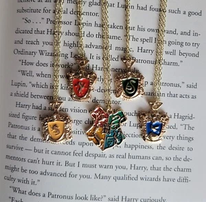 Wizard house symbol necklace, Wizard necklace, House symbol necklace - Picture 1 of 12