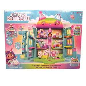 Gabby's Celebration Dollhouse Cat-Errific Play Set - Open Box - Picture 1 of 8