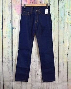 Youth Boys Old Navy Skinny Non-Stretch Jeans Size 10 Rinse Belted NWT - Picture 1 of 9