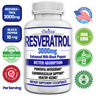 Resveratrol Capsules 3000mg Anti-Aging Antioxidants, Radiant Skin 30 to 120 Caps