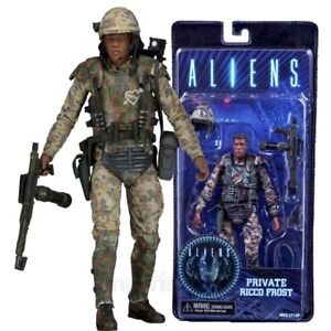 7 pouces figurine poupée de Noël NECA Aliens Private Ricco Frost Marine Alien Series 9
