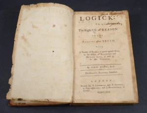 Isaac Watts Logic 1745 MDCCXLV London The Right Use Of Reason - Picture 1 of 7