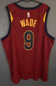 DWYANE WADE MEN'S NBA CLEVELAND CAVALIERS BASKETBALL SHIRT JERSEY SIZE 2XL XXL - Picture 1 of 10