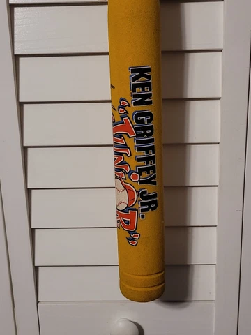 1996 Pizza Hut Foam Bat & Ball MLB Ken Griffey Jr. & Jeff Bagwell Cover