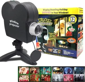 Star Shower Window Wonderland Window Projector - 6 Christmas 6 Halloween Movies - Picture 1 of 6