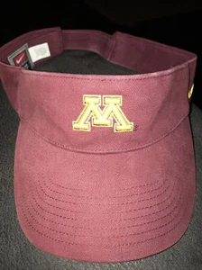 MINNESOTA GOLDEN GOPHERS Visor NIKE Sewn NCAA Logo ADJUSTABLE OSFA Golf - Picture 1 of 6