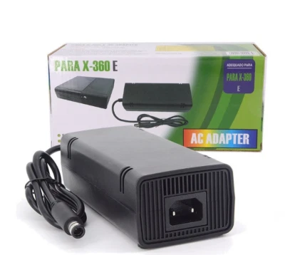 AC Power Supply Brick Charger Adapter Cable Cord for Microsoft Xbox 360 E System - Image 1 of 4