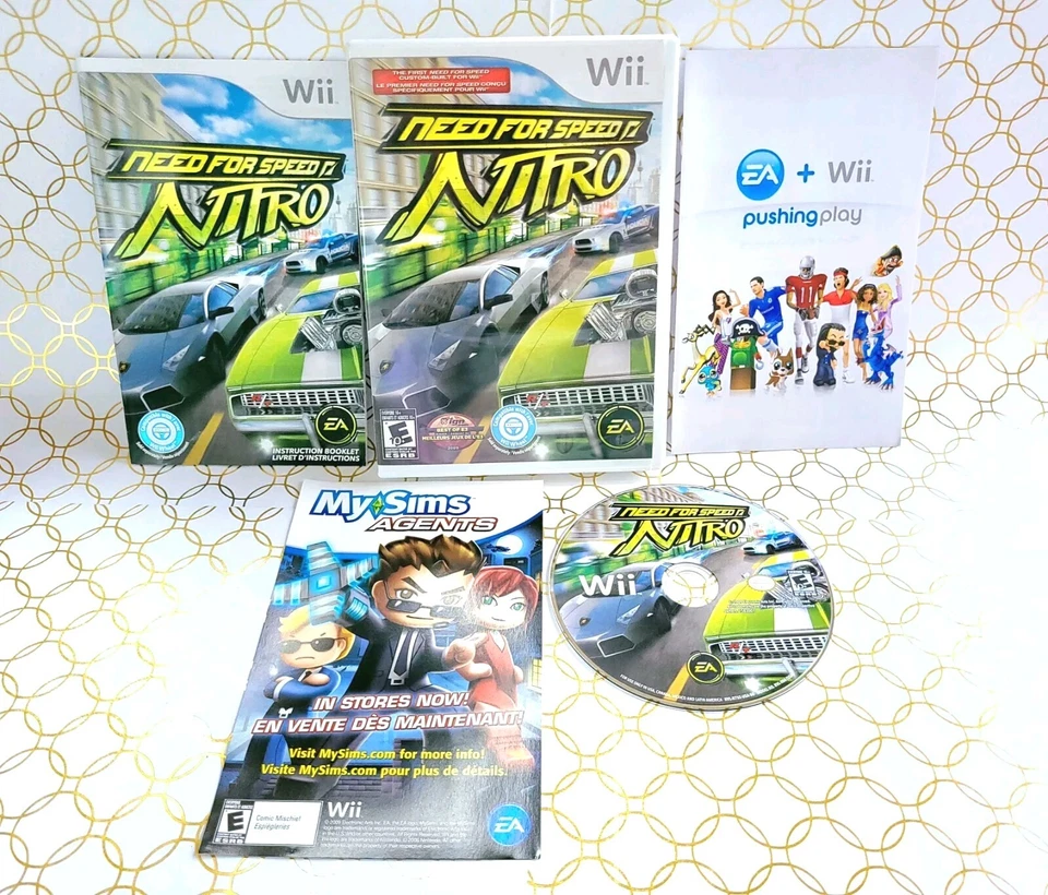 Need for Speed: Nitro (Nintendo Wii, 2009) CIB Complete, Fast Ship - TESTED - Image 1 of 4