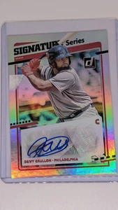 2020 Panini Donruss Signature Series Deivy Grullon #SS-DG Rookie Auto RC - Picture 1 of 2